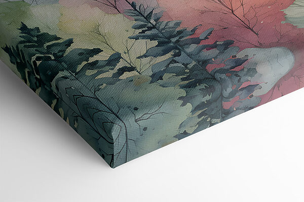 A watercolor painting of trees A watercolor painting of trees