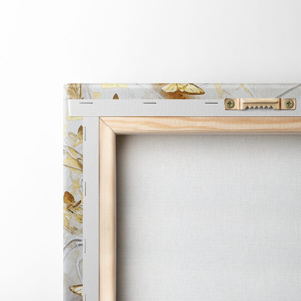 Butterflies dancing on textured canvas Butterflies dancing on textured canvas
