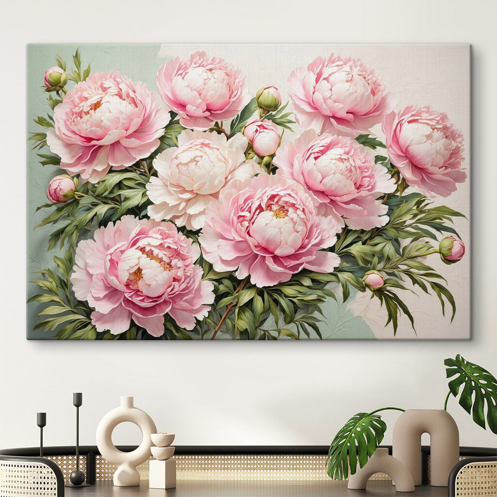 Group of pink flowers