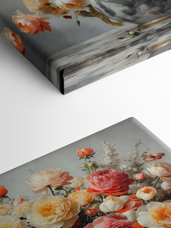 Vase of flowers on a table Vase of flowers on a table