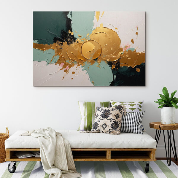 Gleaming chaos in vibrant strokes Gleaming chaos in vibrant strokes