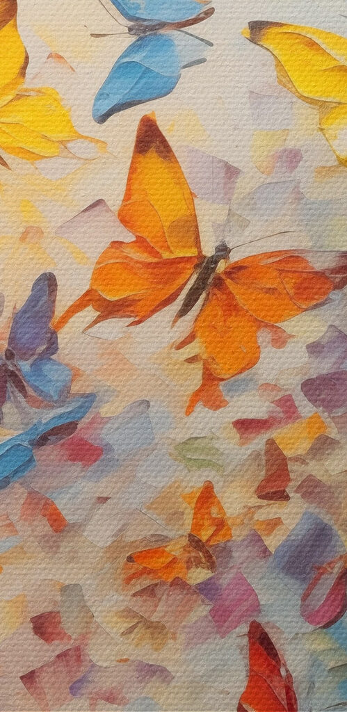 Group of butterflies flying in the air Group of butterflies flying in the air