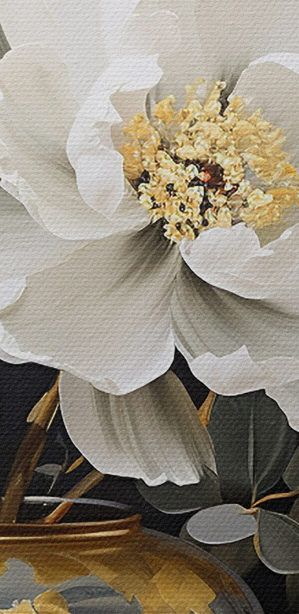 Painting of flowers in a vase
