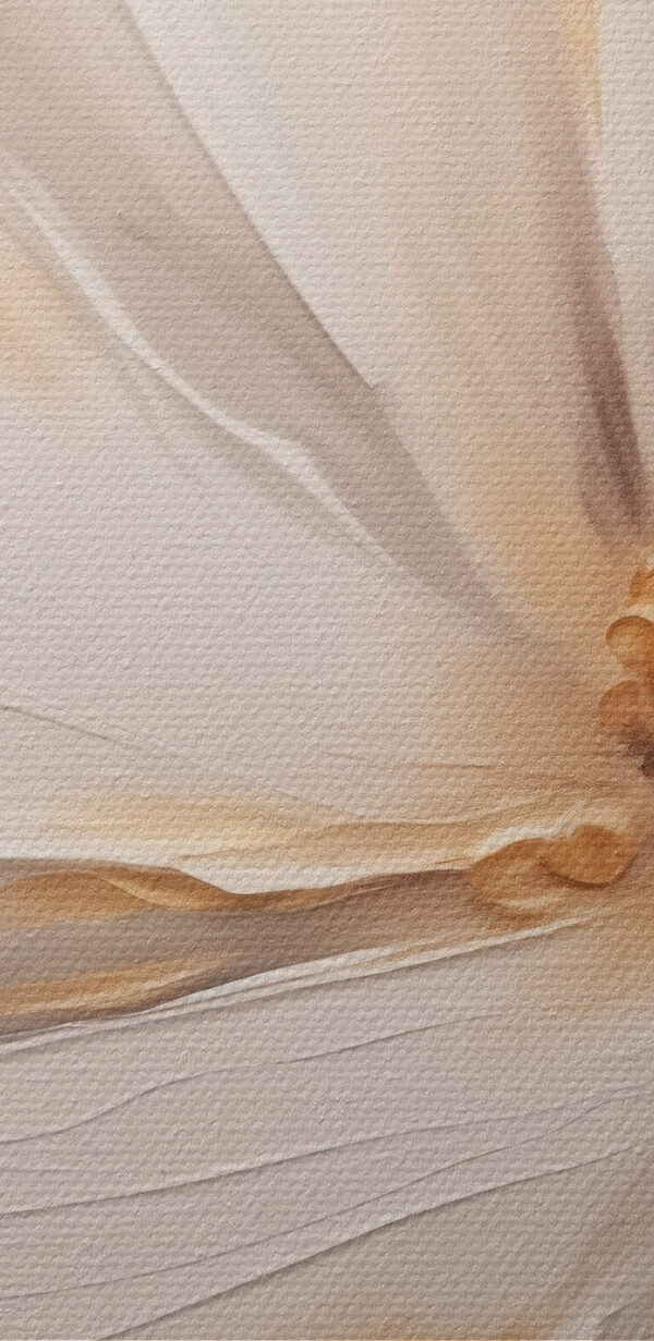 Painting of a white flower