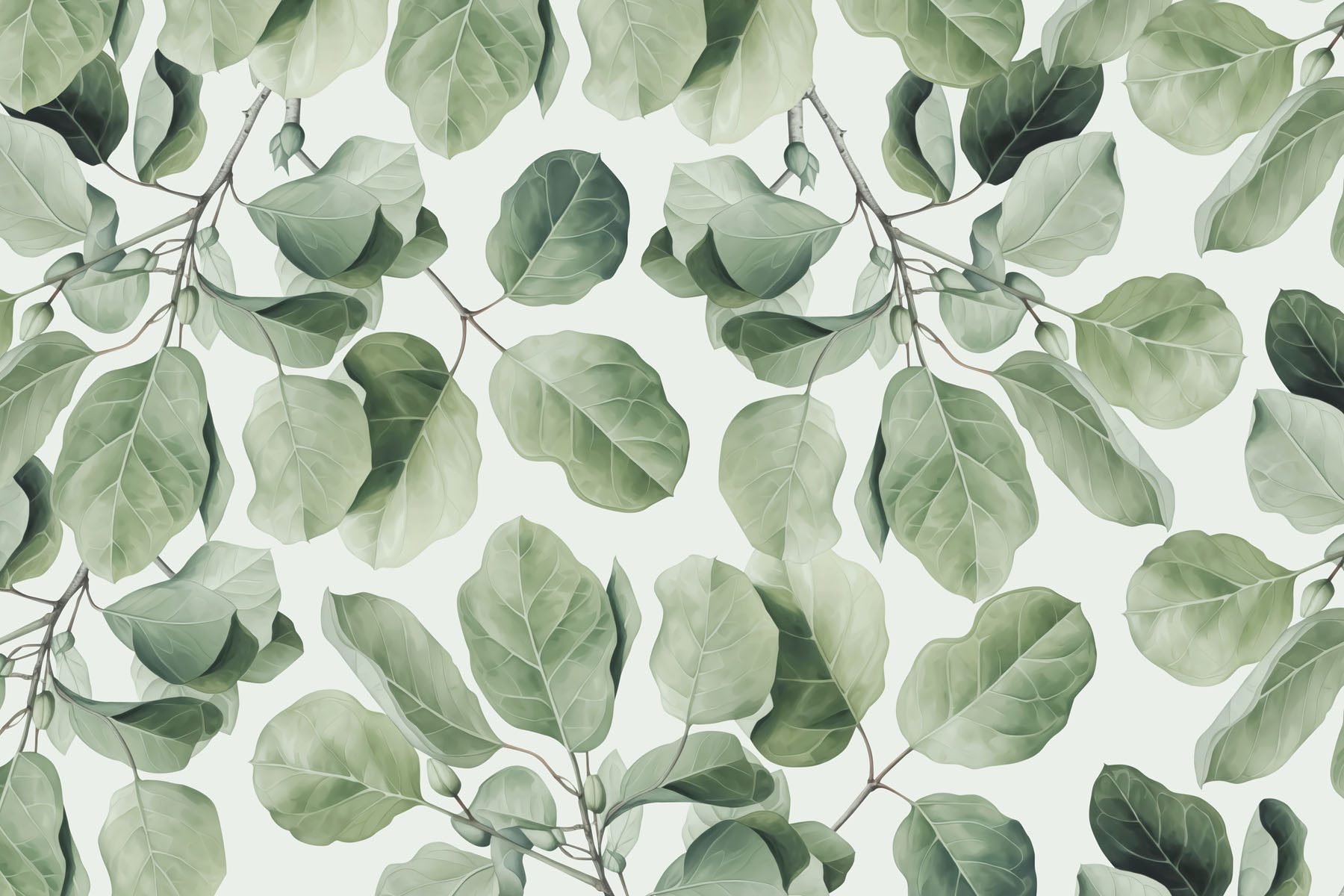 Nature's vibrant green foliage pattern Nature's vibrant green foliage pattern