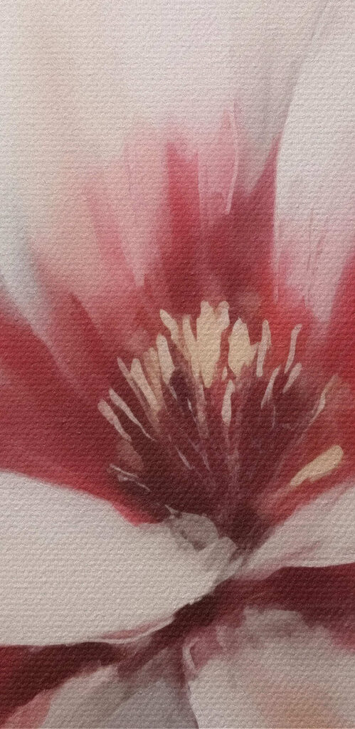 Painting of a flower Painting of a flower