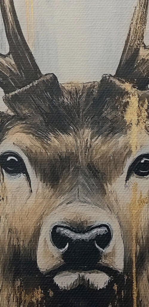 Painting of a deer Painting of a deer