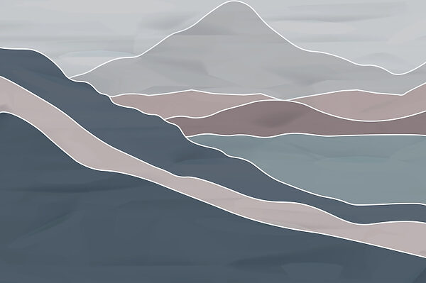 Cordillera con líneas blancas Cordillera con líneas blancas