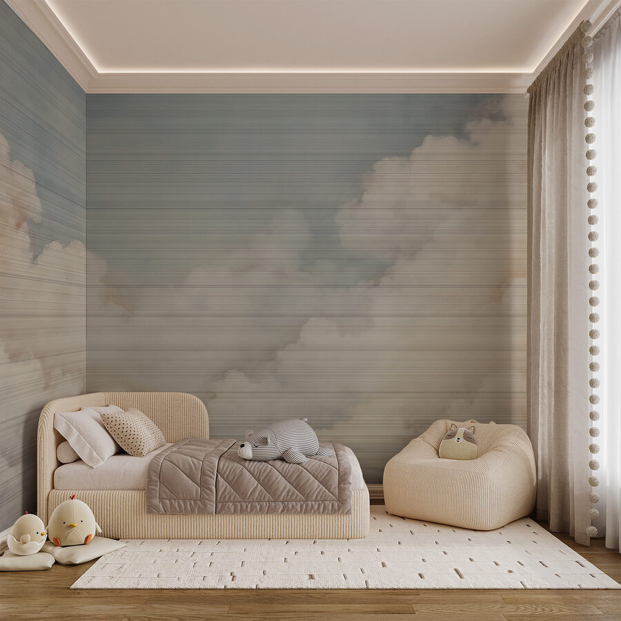 Nubes blancas en el cielo
