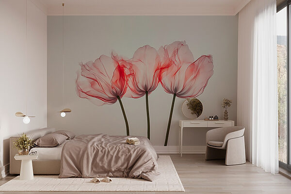 Group of pink flowers Group of pink flowers