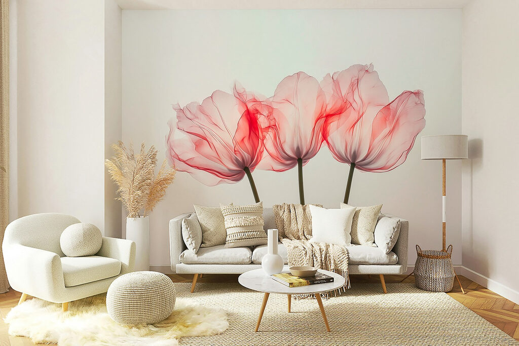 Group of pink flowers Group of pink flowers