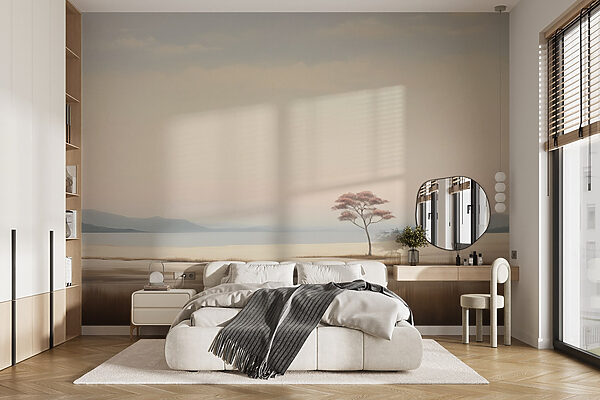 Fotomurales Fotomurales Árbol en un campo (SKU: w08989)