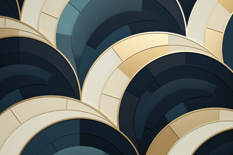 Curvas abstractas en colores relajantes