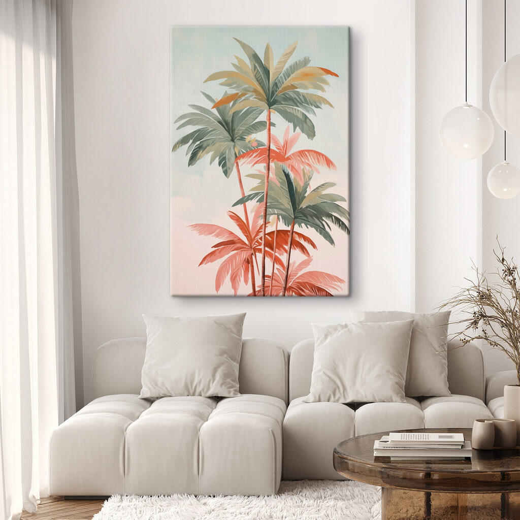 Group of palm trees