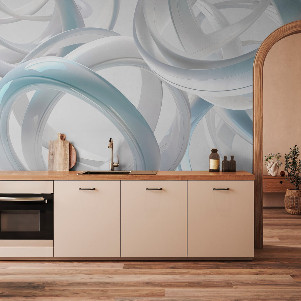 Group of white rings Group of white rings