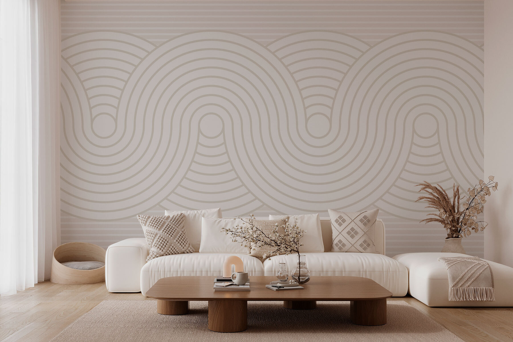 White and gray pattern
