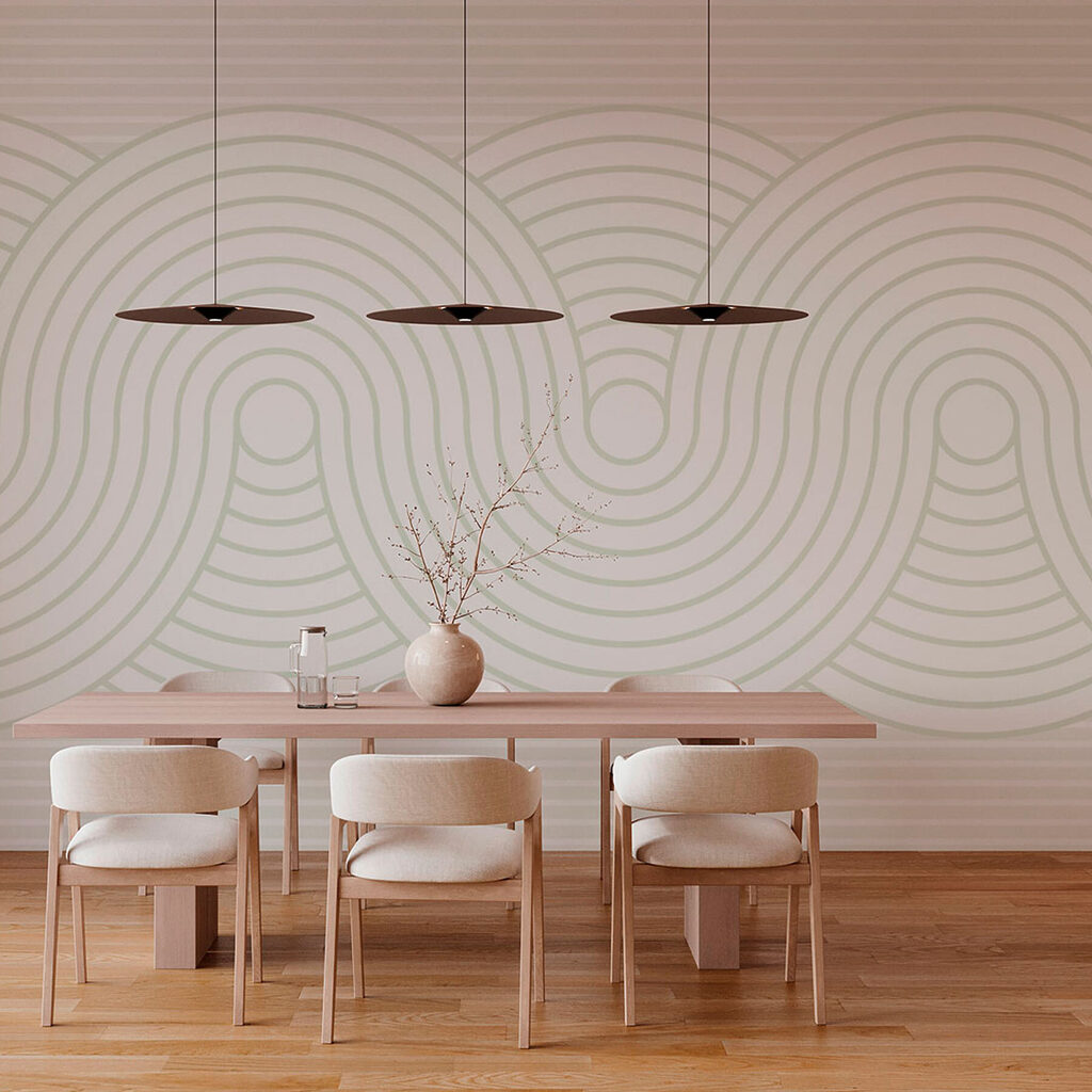 White and gray lines on a white background