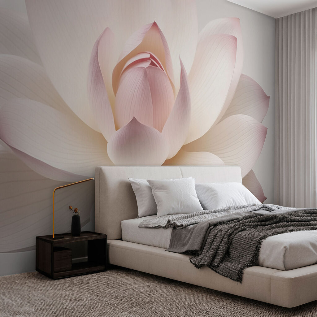 Delicate blooms in soft colors