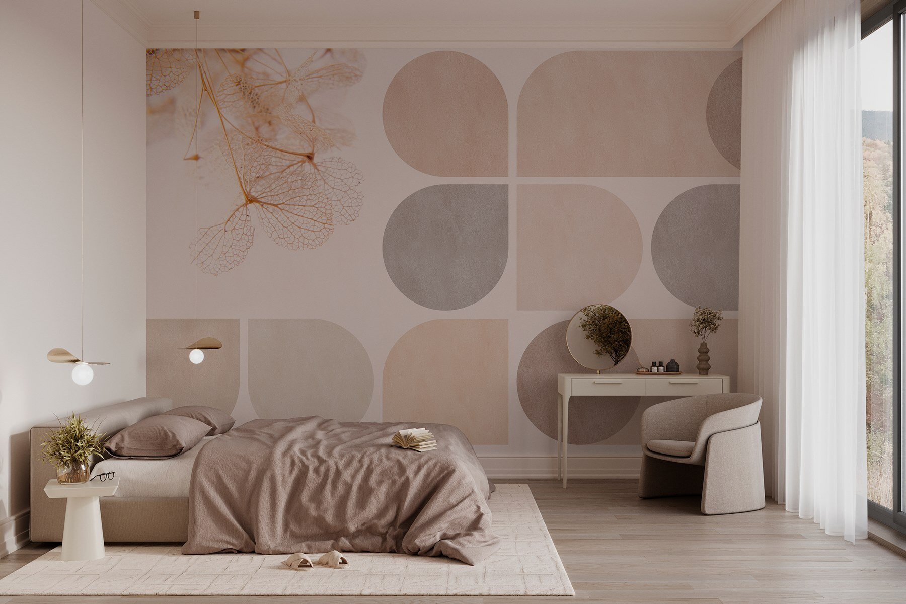 Delicate textures blend in harmony