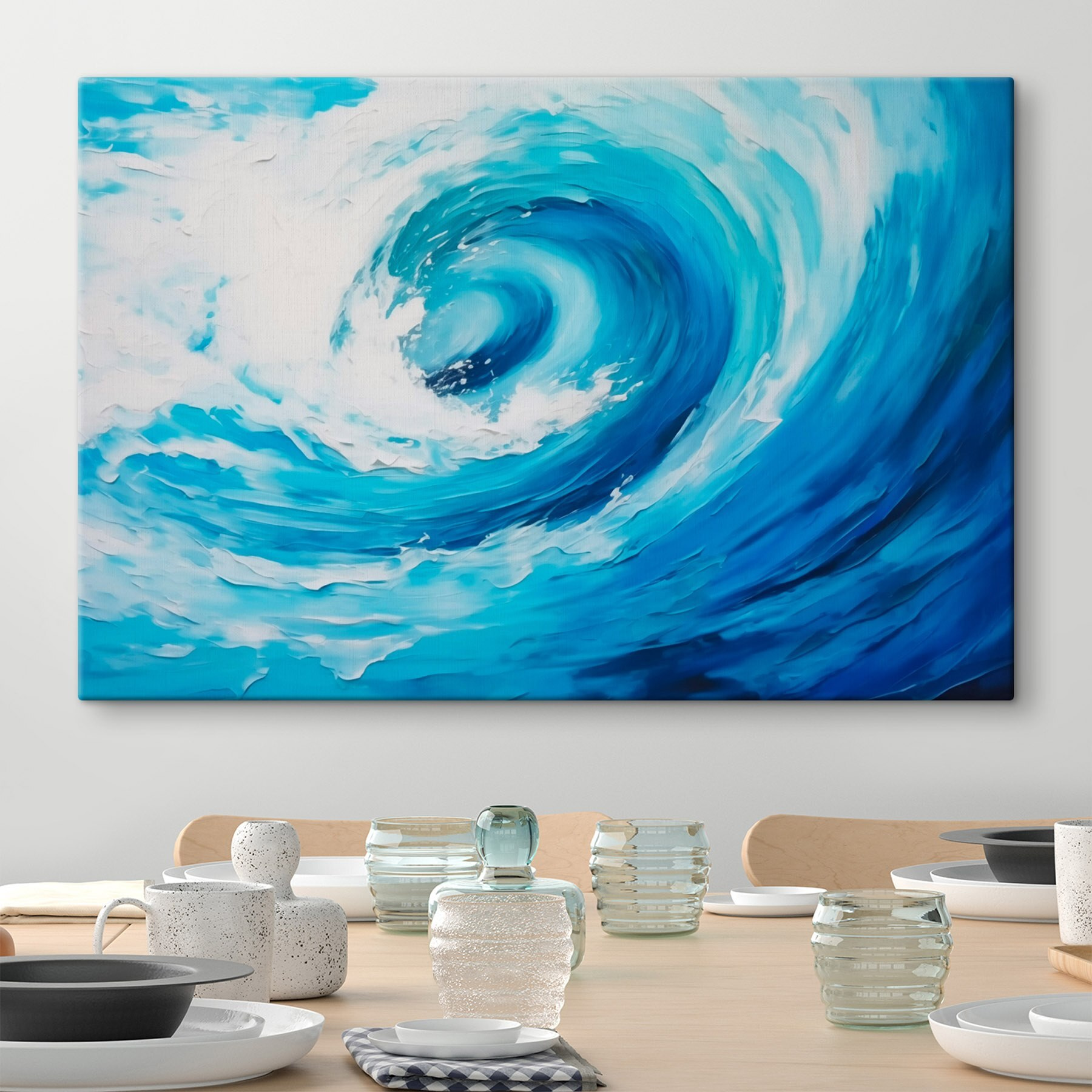 Blue and white swirl Blue and white swirl