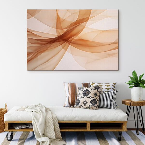 Fluid patterns in warm tones