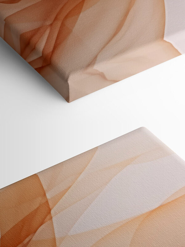 Fluid patterns in warm tones