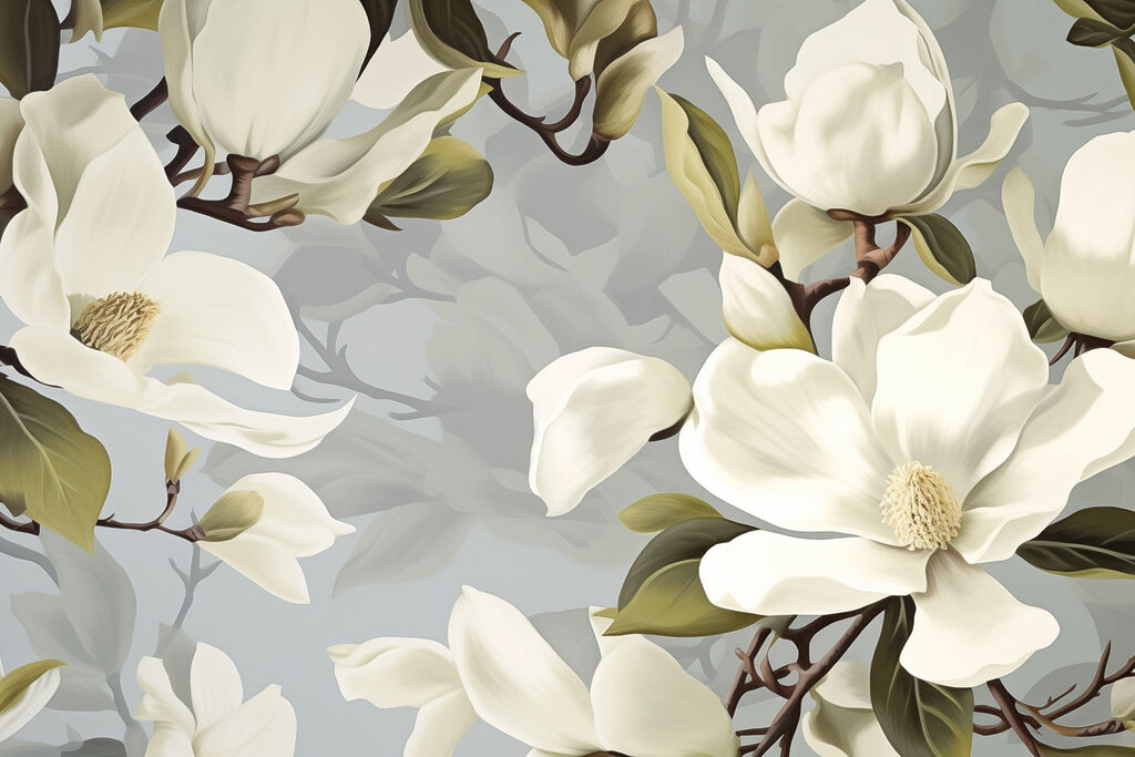 Beautiful magnolias in soft hues Beautiful magnolias in soft hues