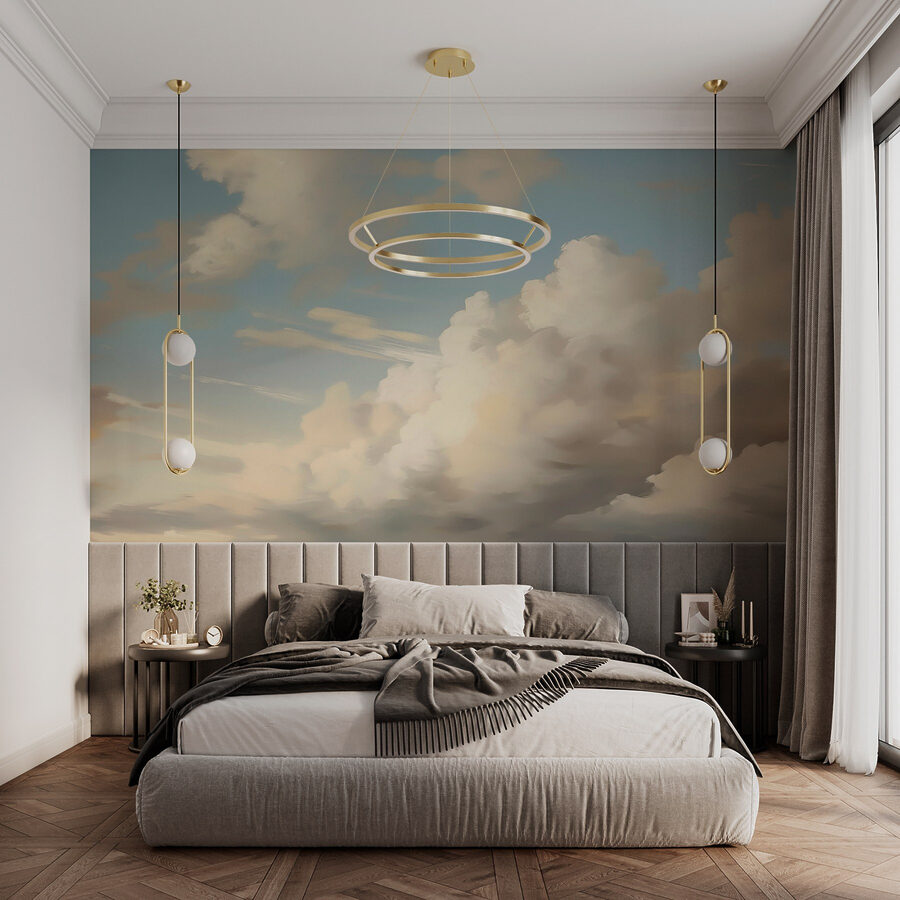 Cielo azul con nubes