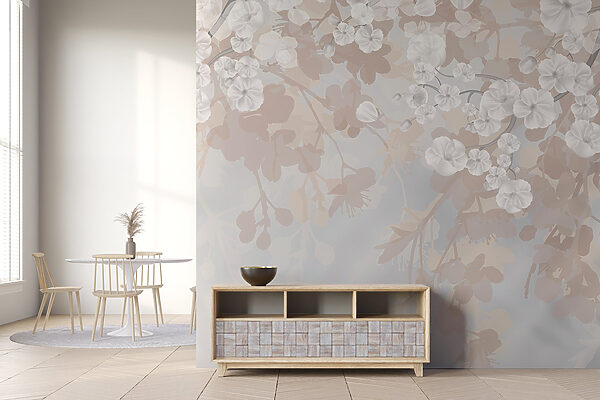 White flowers on a branch White flowers on a branch