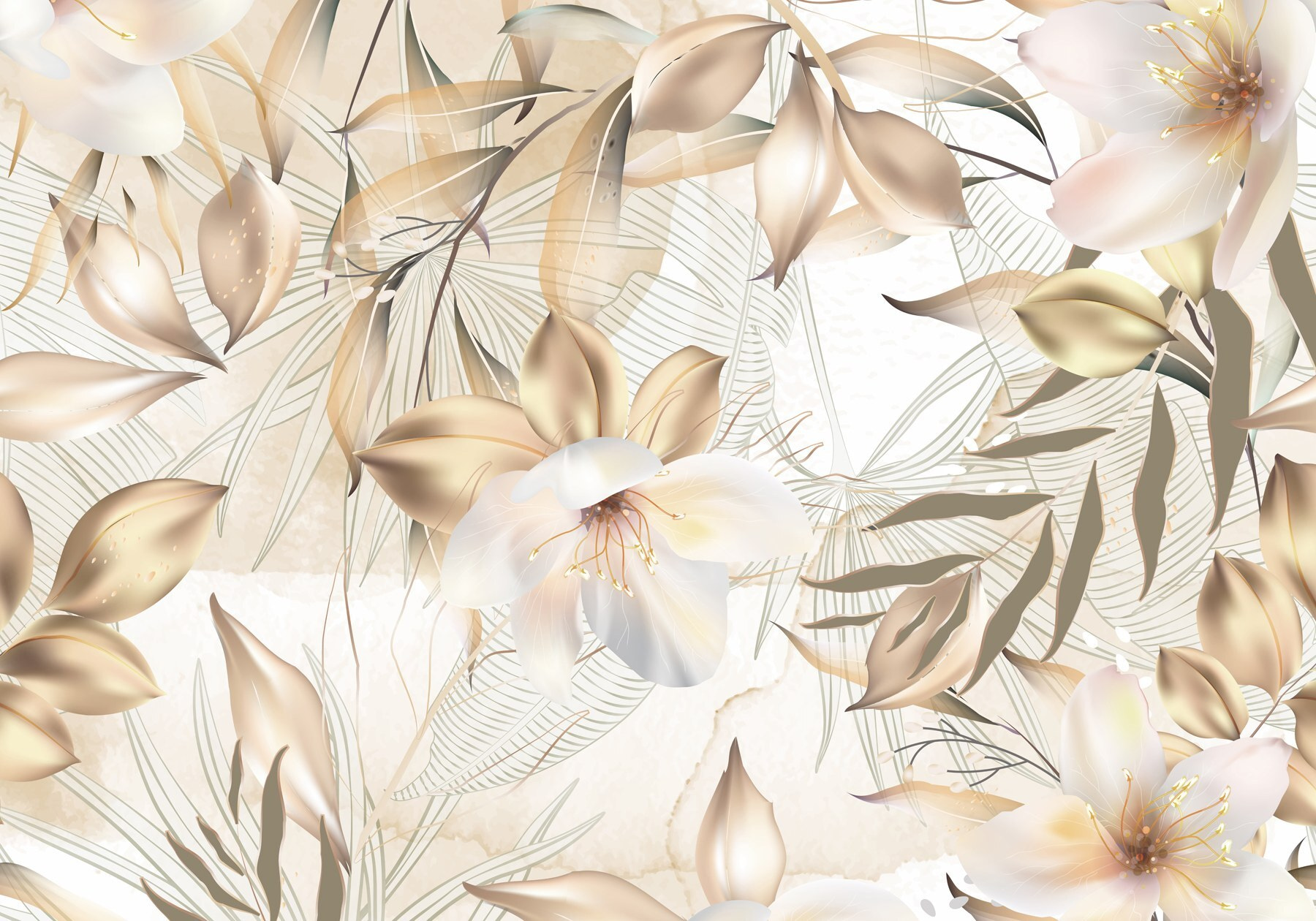 Nature's delicate floral arrangement unfolds