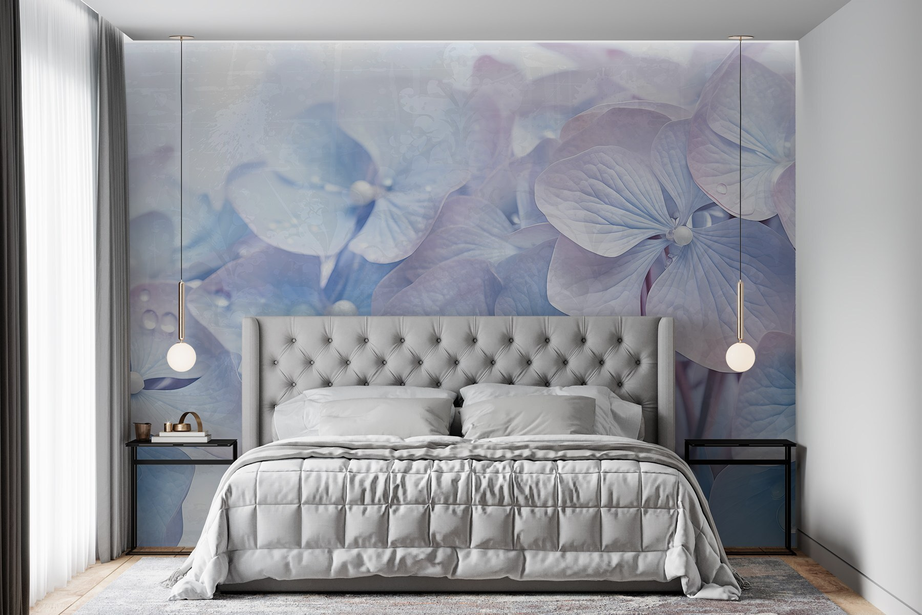 Delicate petals in soft hues