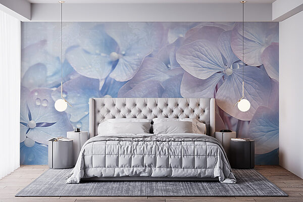 Delicate petals in soft hues