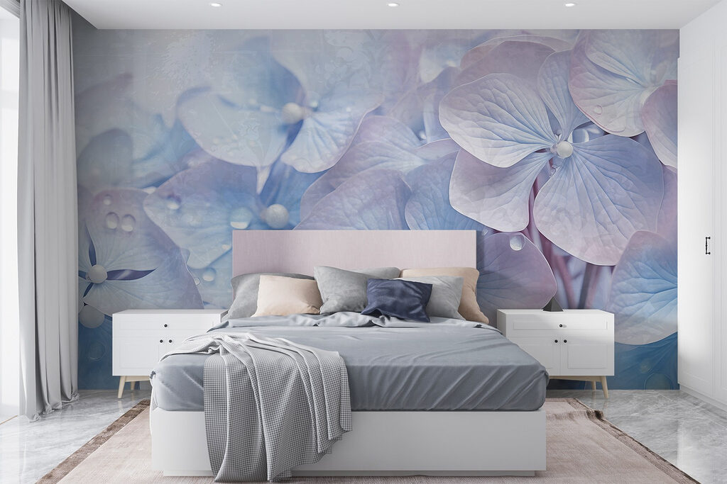 Delicate petals in soft hues
