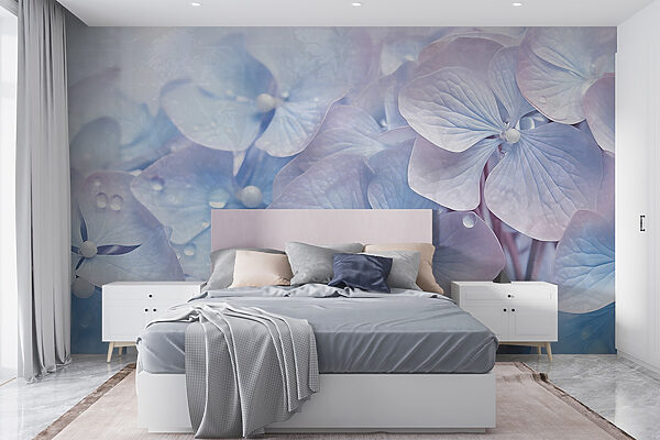 Delicate petals in soft hues