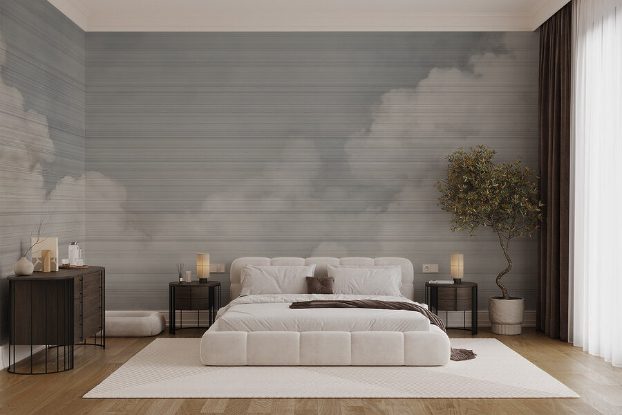 Nubes blancas en el cielo