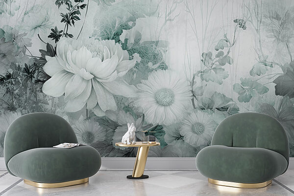 Delicate blooms in soft hues