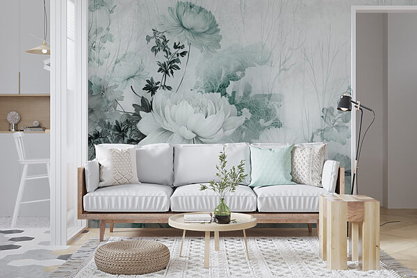 Delicate blooms in soft hues