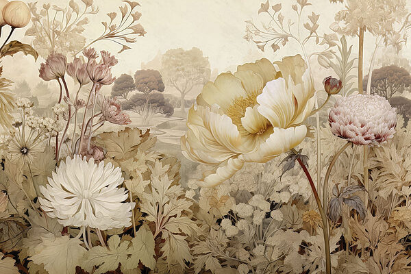 Delicate blooms in muted tones Delicate blooms in muted tones