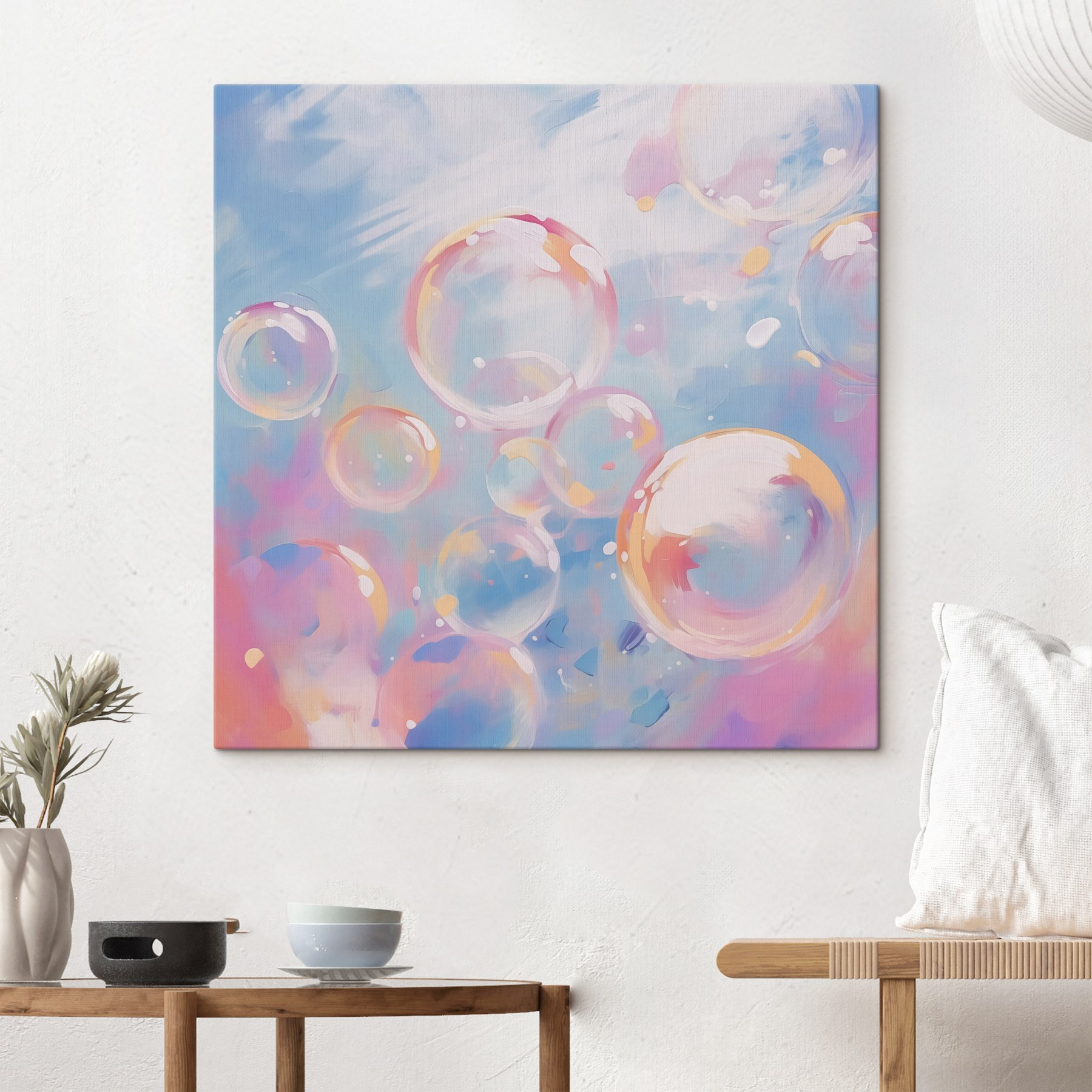 Group of bubbles in the air Group of bubbles in the air