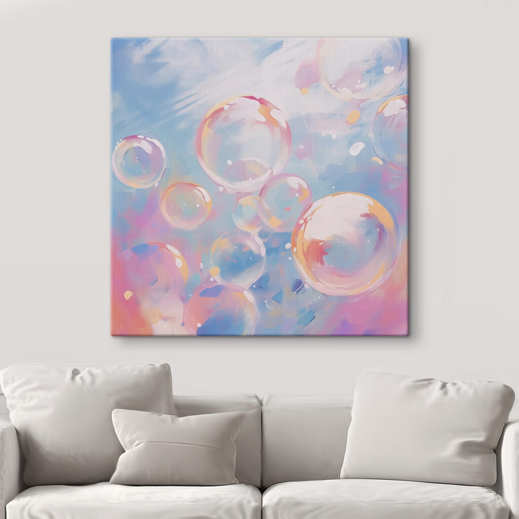 Group of bubbles in the air Group of bubbles in the air