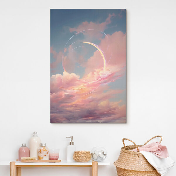 Pink clouds in the sky Pink clouds in the sky