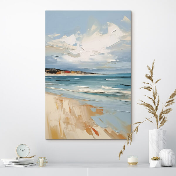 Cuadros Cuadros Cuadro de una playa y el mar (SKU: s44036)
