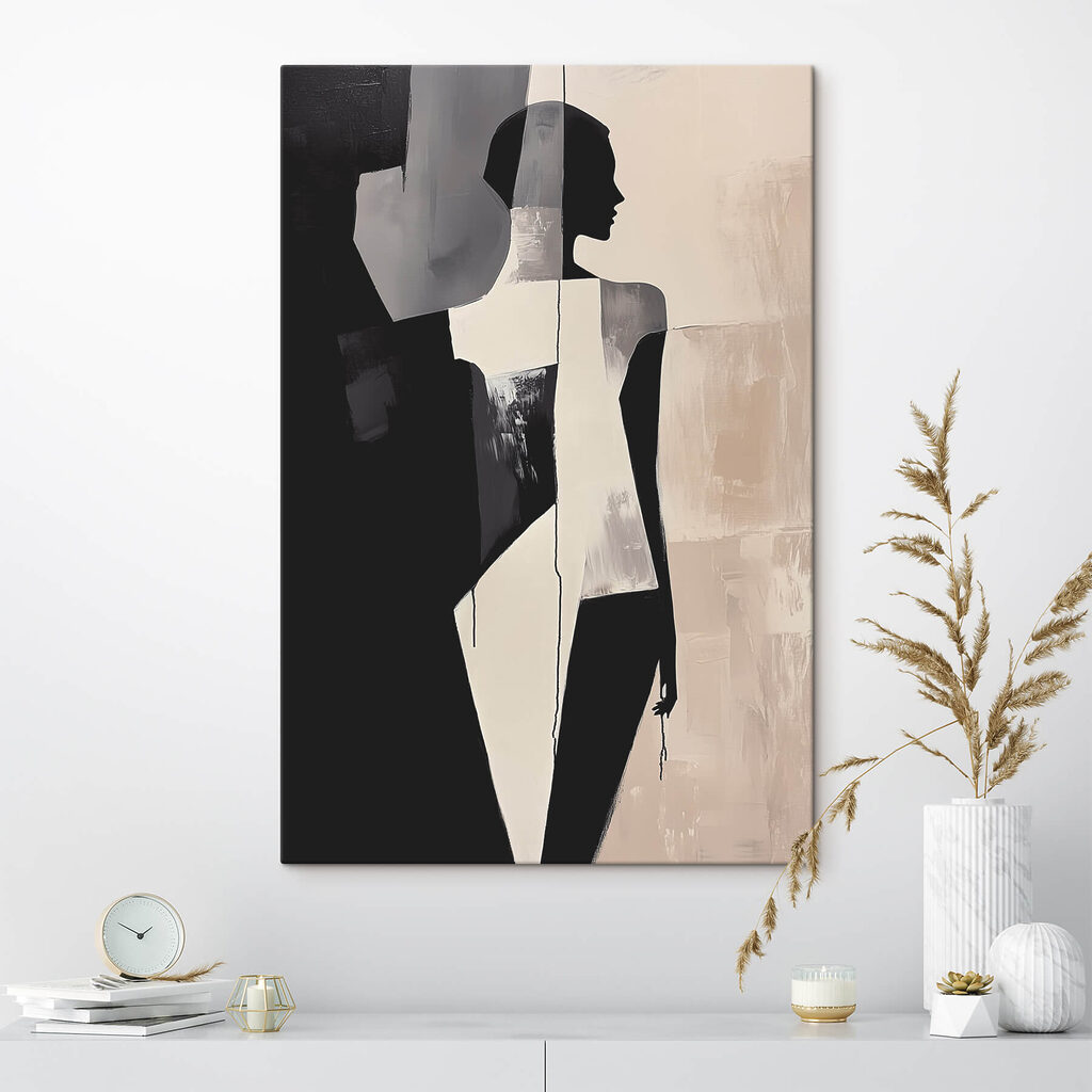 Woman's face in a white dress Woman's face in a white dress