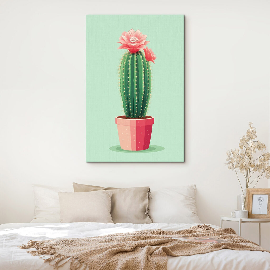 Cactus with a flower in it Cactus with a flower in it