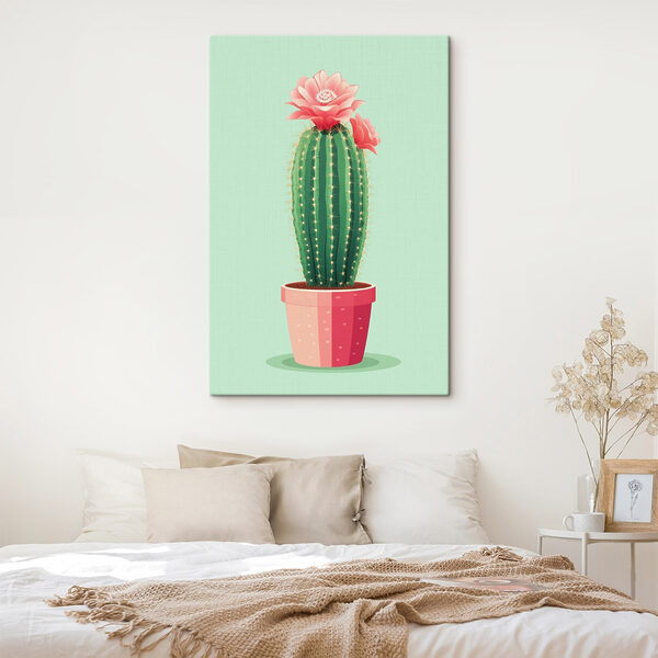 Cactus with a flower in it Cactus with a flower in it