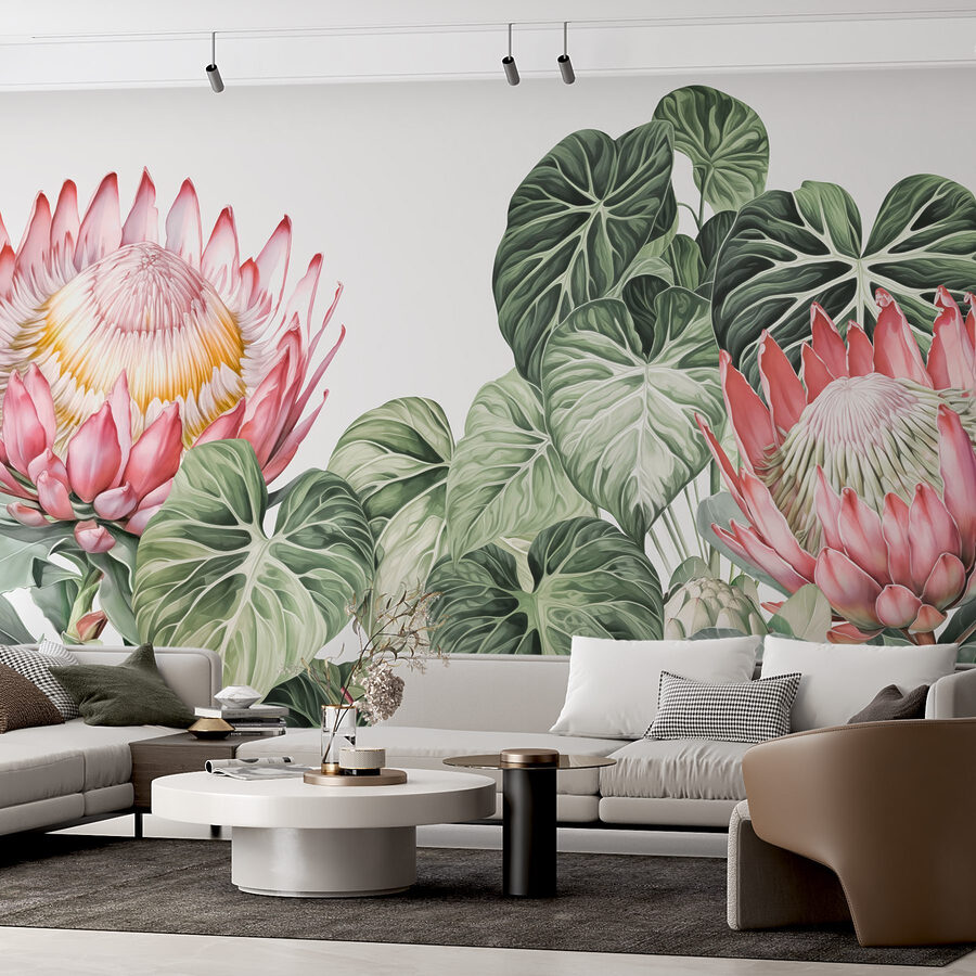 Belleza floral en tonos suaves