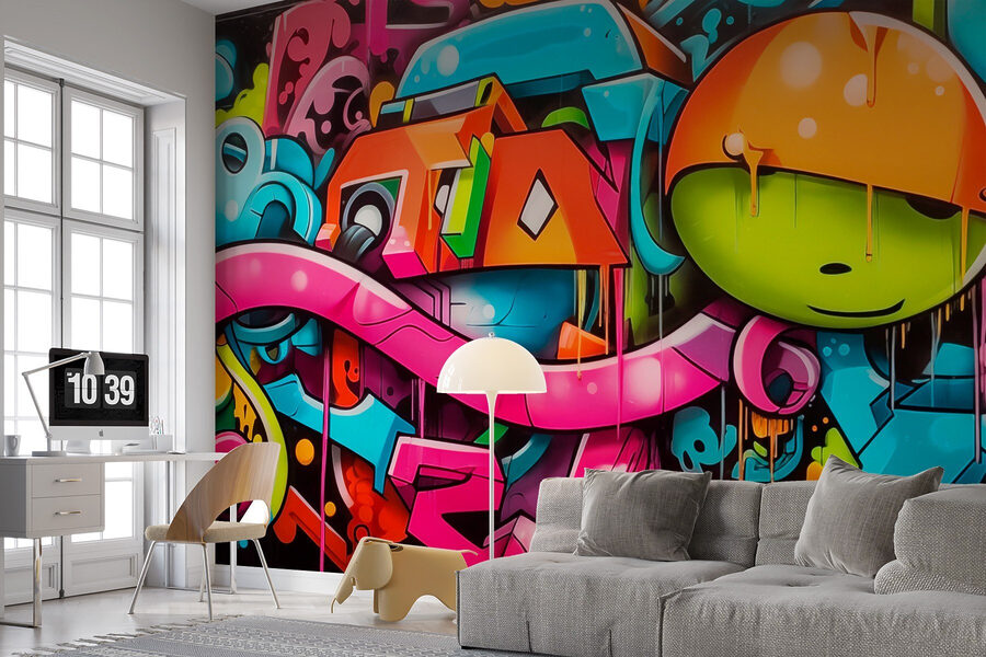 Graffiti en una pared