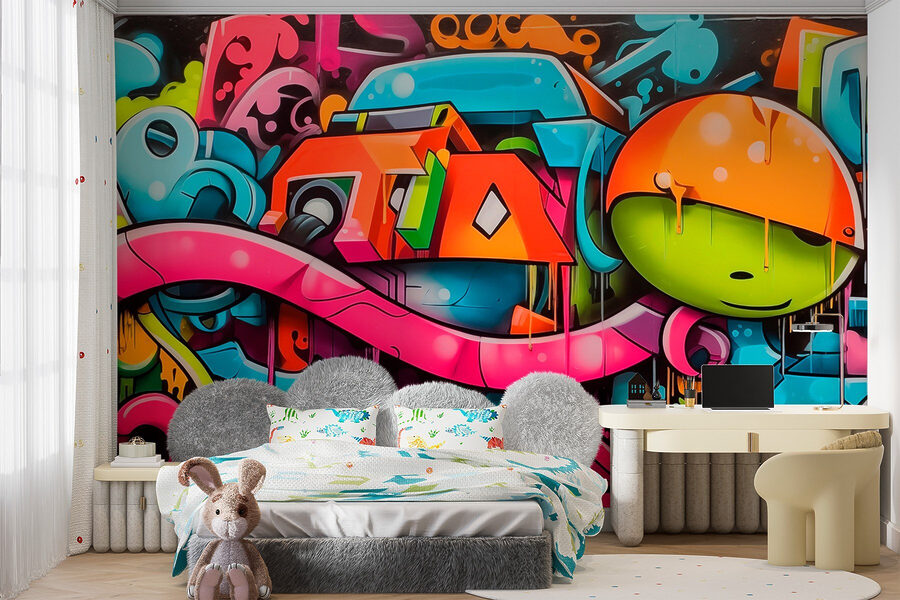 Graffiti en una pared