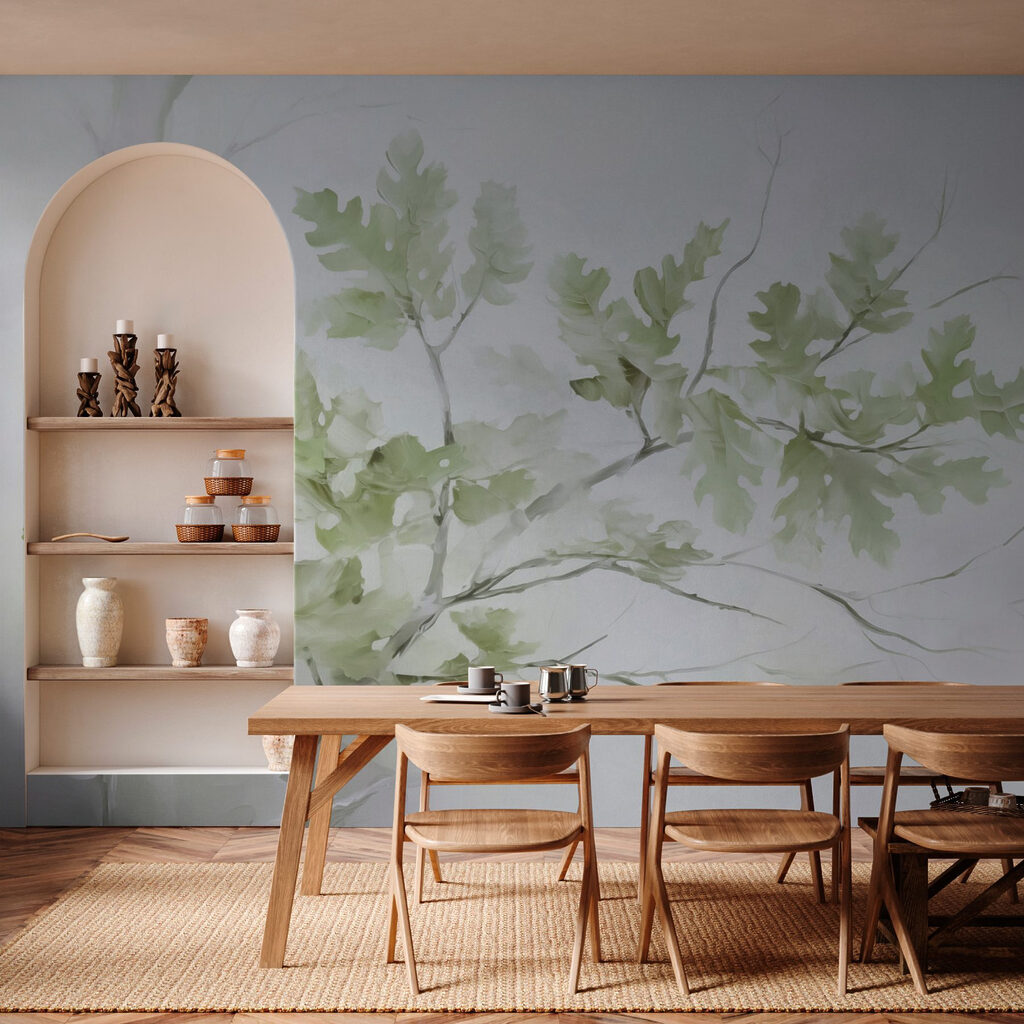 Tree branch with leaves