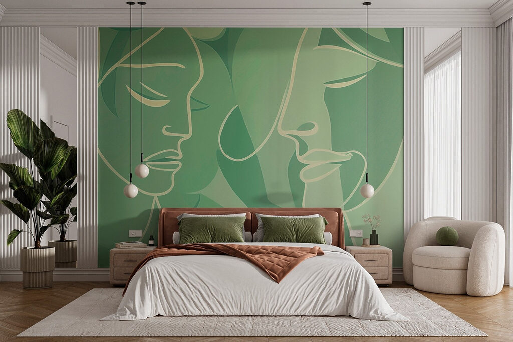 Drawing of a woman's face Drawing of a woman's face